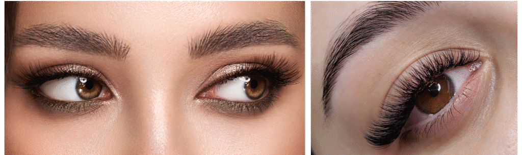 Mega Volumen Wimpernverlängerung – dramatischer, glamouröser Look bei Charlet Beauty Berlin